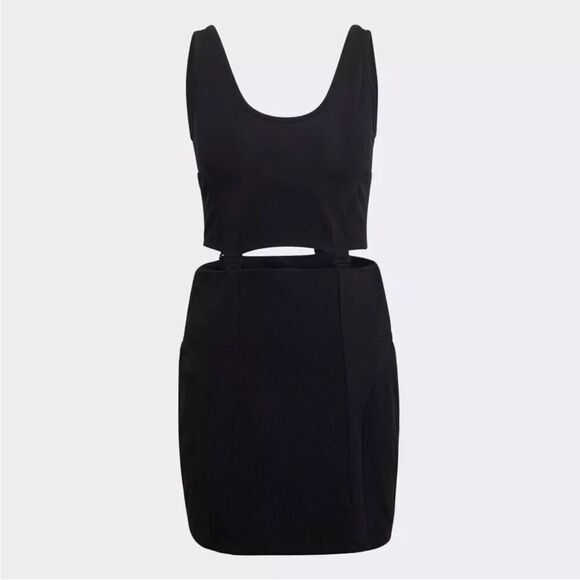 ADIDAS | Always Original Two in One Black Cutout Dress Women’s Size Medium - Picture 13 of 13